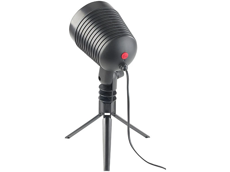 Lunartec Laser Projektor Aussen:Laser-Projektor, Bewegter Sterne Lichteffekt, IP44 (Versandrückläufer) – Bild 5