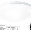 Luminea Lampe Mit Sensor:High-Power LED-Lampe Mit Radar-Bewegungsmelder, 950 Lumen, 12 W, F