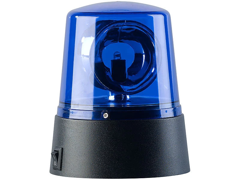 Lunartec Rundumleuchte:3er-Set LED-Partyleuchten Im Blaulichtdesign, Mit 360°-Beleuchtung – Bild 6