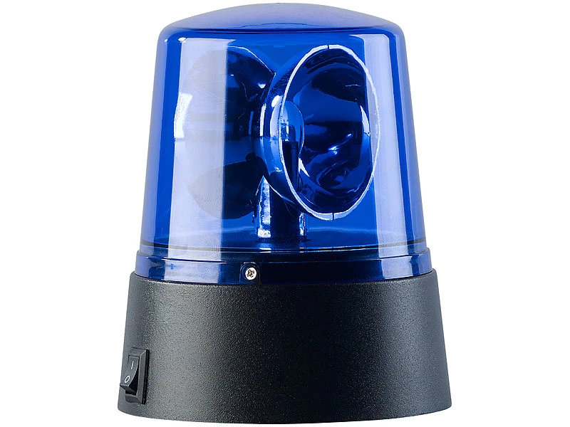 Lunartec Rundumleuchte:3er-Set LED-Partyleuchten Im Blaulichtdesign, Mit 360°-Beleuchtung – Bild 7