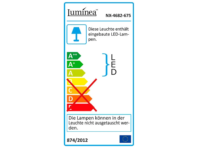Luminea LED Deckenleuchten:2er-Set LED-Decken-Kinderzimmerleuchten, Sternenhimmel-Effekt, 840 Lm – Bild 3