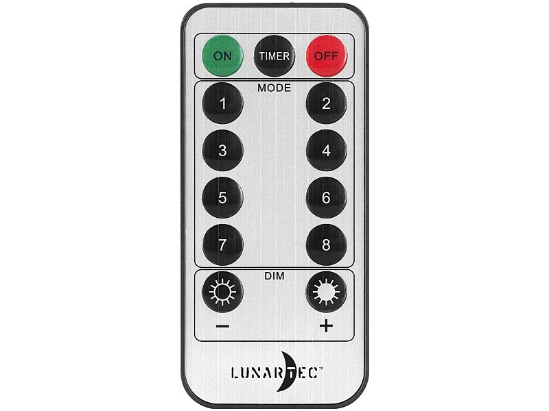 Lunartec LED Vorhang:LED-Lichtervorhang, 300 LED, Fernbedienung, 3x3m, WarmweiĆ, Timer, USB ā Bild 9