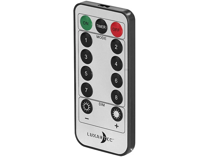 Lunartec LED Vorhang:LED-Lichtervorhang, 300 LED, Fernbedienung, 3x3m, WarmweiĆ, Timer, USB ā Bild 11