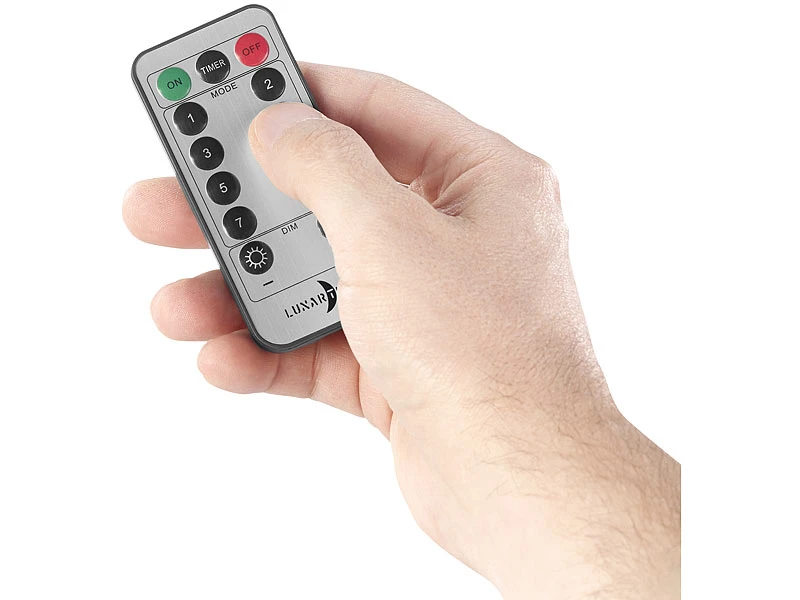 Lunartec LED Vorhang:LED-Lichtervorhang, 300 LED, Fernbedienung, 3x3m, WarmweiĆ, Timer, USB ā Bild 8