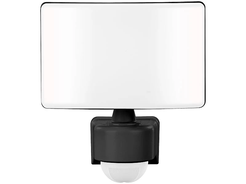 Lunartec Außenleuchte:LED-Außenstrahler Mit PIR-Bewegungssensor, 2.200 Lm, Weiß, 30 W, IP65 – Bild 7