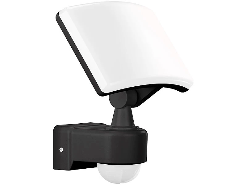 Lunartec Außenleuchte:LED-Außenstrahler Mit PIR-Bewegungssensor, 2.200 Lm, Weiß, 30 W, IP65 – Bild 10
