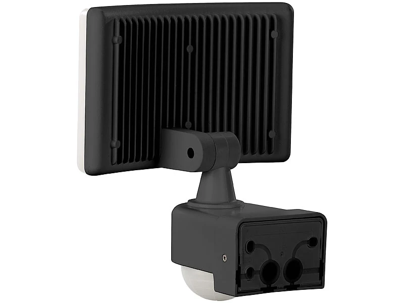 Lunartec Außenleuchte:LED-Außenstrahler Mit PIR-Bewegungssensor, 2.200 Lm, Weiß, 30 W, IP65 – Bild 8