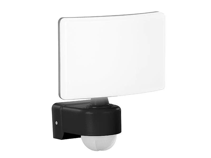Lunartec Außenleuchte:LED-Außenstrahler Mit PIR-Bewegungssensor, 2.200 Lm, Weiß, 30 W, IP65 – Bild 6
