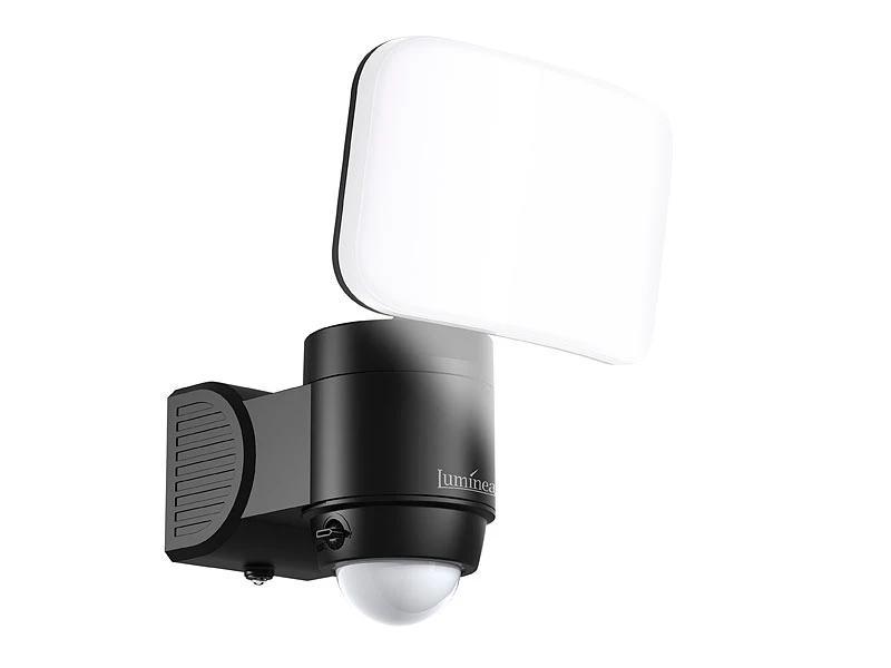 Luminea Aussenlampe:Kabelloser LED-Außenstrahler Mit PIR-Bewegungsmelder, 300 Lm, IP44 – Bild 2