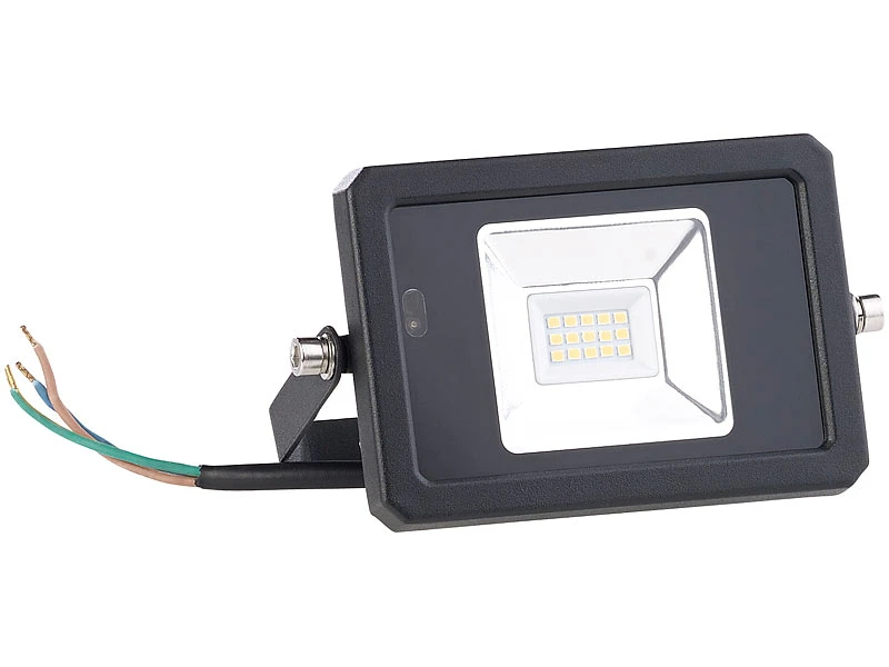 Luminea Aussenstrahler:Wetterfester LED-Fluter, Radar-Bewegungssensor, Fernbedienung, 10 W – Bild 2