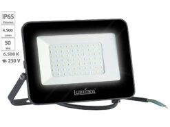 Luminea LED Strahler:Wetterfester LED-Fluter, 50 W, 4.500 Lm, IP65, 6.500 K, Tageslichtweiß