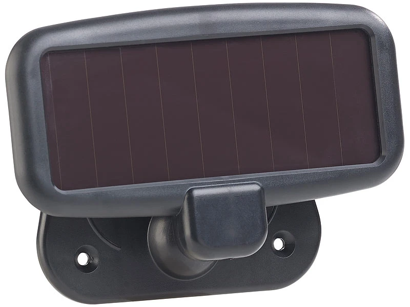 Lunartec Solar Außenstrahler:Solar-LED-Strahler, PIR-Bewegungssensor, 16 LEDs, 100 Lm, 1,2 W, IP44 – Bild 8