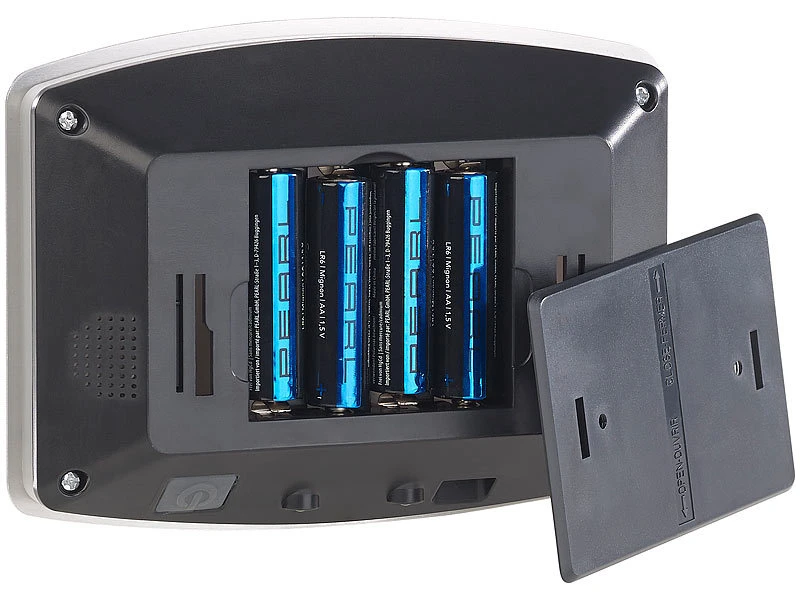 Lunartec Wandlampe Ohne Strom:2-stufige Batterie-LED-Wandleuchte, Bewegungs- & Lichtsensor, 40 Lm