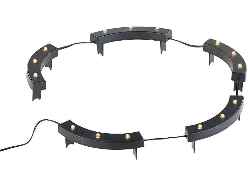 Lunartec Pflanzenstrahler Solar:Solar-Rundum-Licht Für Pflanzen, 15 LEDs, Dämmerungssensor, IP44 – Bild 4