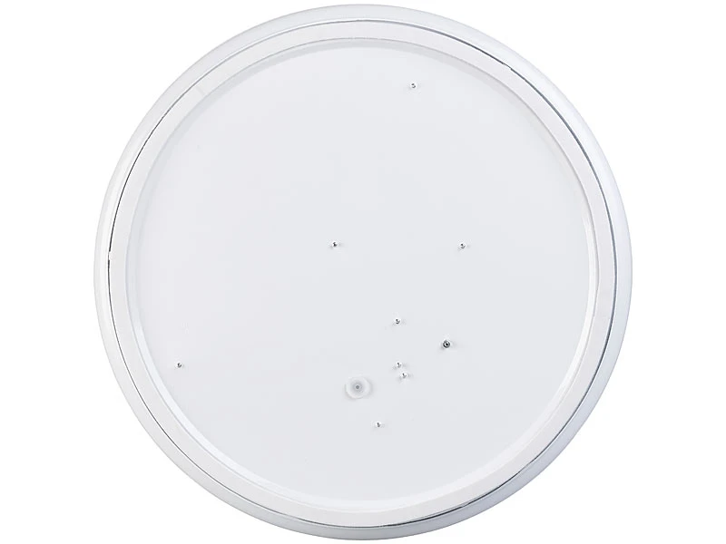 Luminea LED Deckenlampen:LED-Wand- & Deckenleuchte Mit 1.440 Lm, Ø 38 Cm, 24 W, Tageslichtweiß – Bild 3