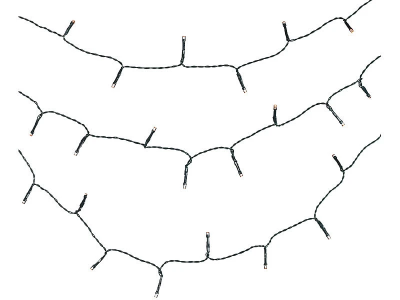 Lunartec Lichterkette Außen:Solar-Lichterkette, 200 Warmweiße LEDs, 8 Modi, 22 M, Dämmerungssensor – Bild 7