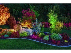 Lunartec LED Solar Strahler:Smarter Solar-LED-Spot Mit RGB-CCT, 50 Lm, 1 W, Bluetooth, App, IP44