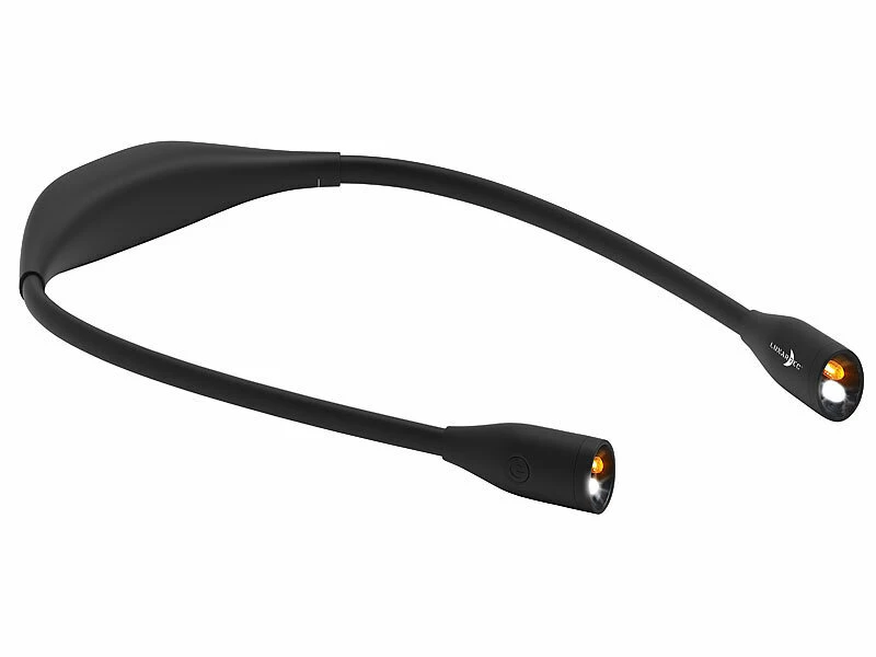 Lunartec Leselampe:LED-Leseleuchte Zum Umhängen, Akku Mit 6 Std. Laufzeit, Dimmbar, 2 W – Bild 6