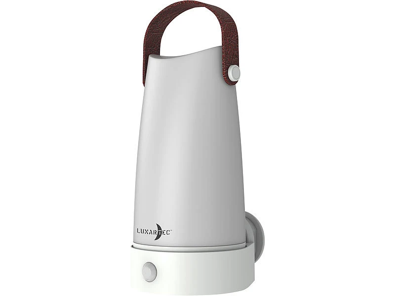 Lunartec 2er-Set 2in1-Steckdosen-Nachtlichte Mit PIR-Sensor & Akku-Tischleuchte – Bild 4