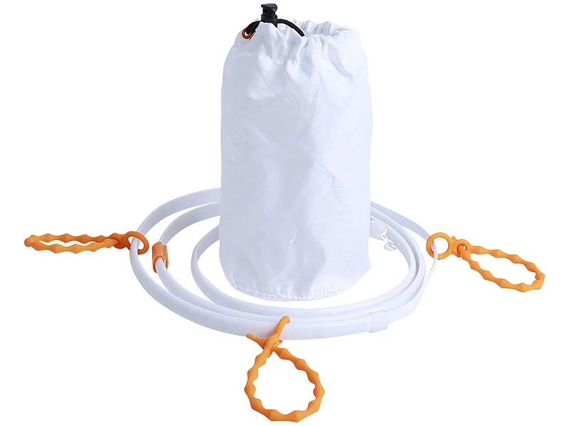 Lunartec USB Licht:2er-Set 2in1-Outdoor-USB-LED Lichtschläuche, Je 45 LED, 315 Lm, IP67 – Bild 11