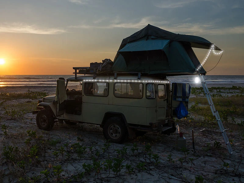 Lunartec USB Licht:2er-Set 2in1-Outdoor-USB-LED Lichtschläuche, Je 45 LED, 315 Lm, IP67 – Bild 7