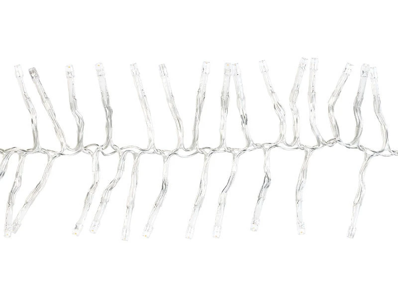 Lunartec LED-Lichterketten Innen:2er Set LED Wifi Büschel Lichterkette, 300 Warmweiße LEDs,Tuya,durchs. – Bild 11