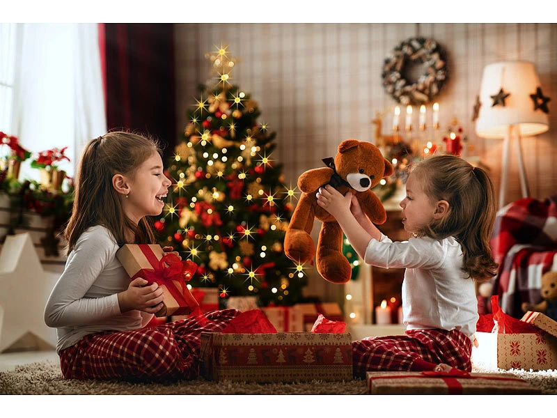 Lunartec LED-Lichterketten Strom:2er SetLED Wifi Büschel Lichterkette,300warmweiße LEDs,Tuya,dunkelgrün – Bild 4