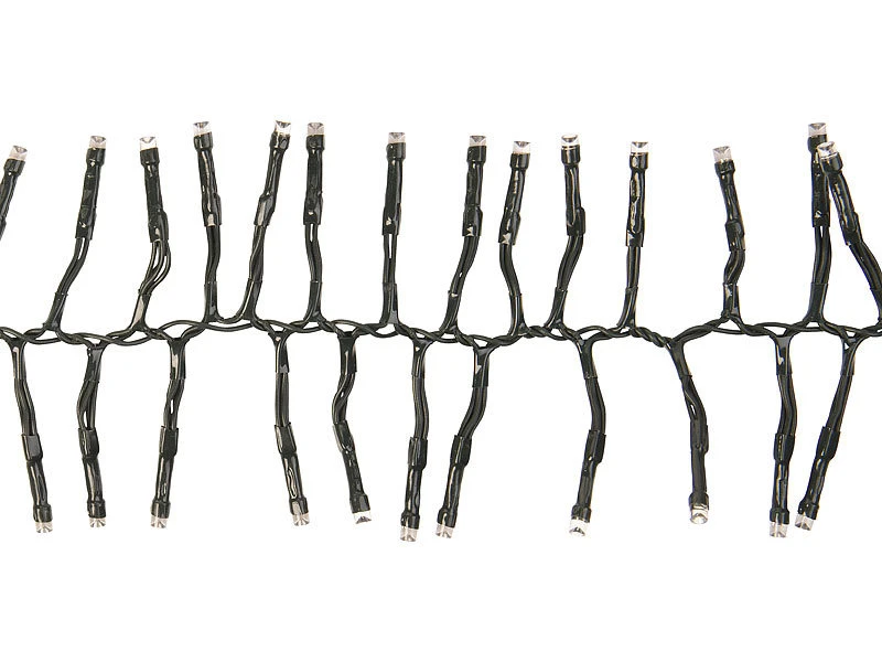 Lunartec LED-Lichterketten Strom:2er SetLED Wifi Büschel Lichterkette,300warmweiße LEDs,Tuya,dunkelgrün – Bild 11