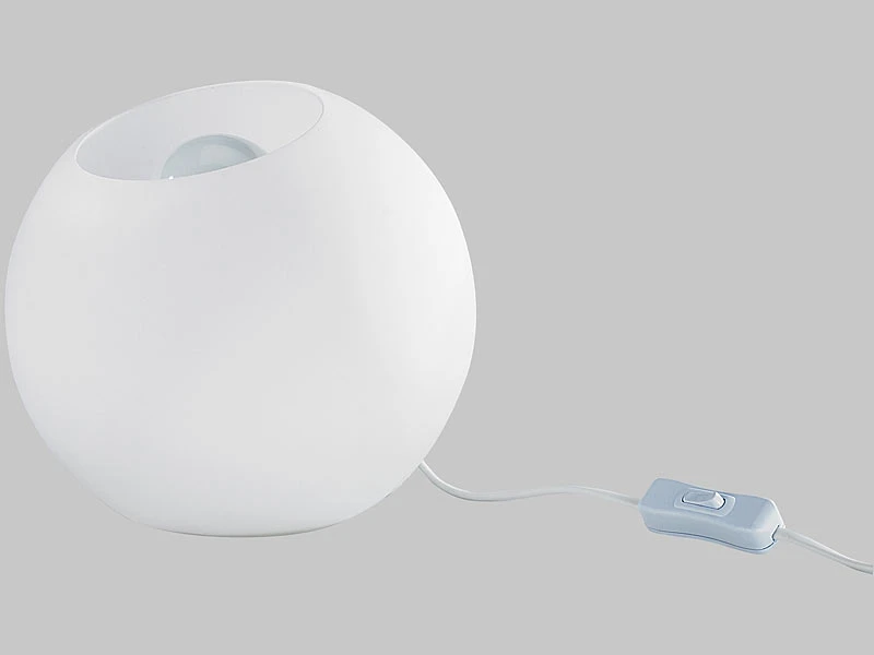 Lunartec Lichtkugel:Fernbedienbare LED-Licht-Kugel Aus Milchglas – Bild 6