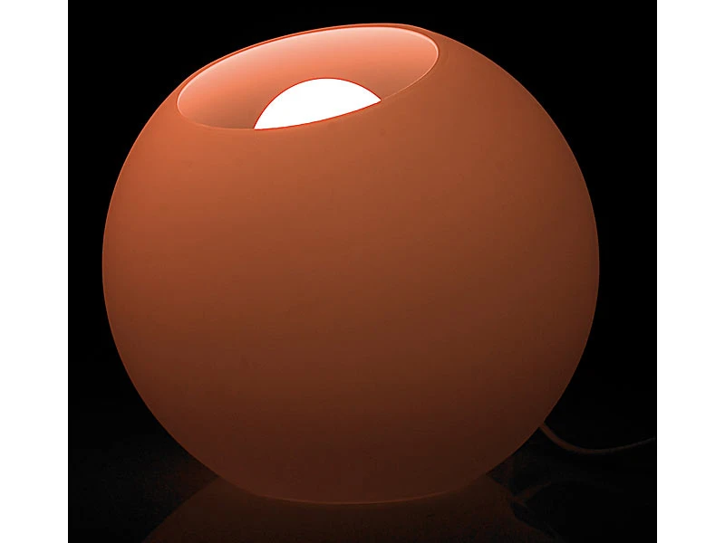 Lunartec Lichtkugel:Fernbedienbare LED-Licht-Kugel Aus Milchglas – Bild 8