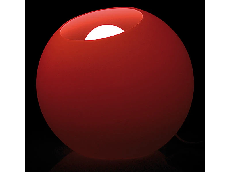 Lunartec Lichtkugel:Fernbedienbare LED-Licht-Kugel Aus Milchglas – Bild 9