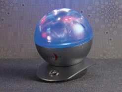 Lunartec Polarlaser:Laser-Kugel-Lampe Mit Polarlicht-Effekten