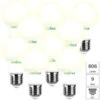Luminea Sparlampe:9er-Set LED-Lampen E27, 8 W (ersetzt 75 W), 806 Lumen, Warmweiß