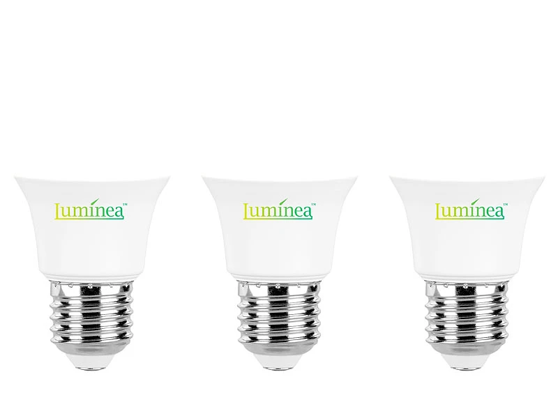 Luminea Glühlampen:3er-Set LED-Lampen E27, 8 W (ersetzt 75 W), 806 Lumen, Warmweiß – Bild 4