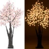 Luminea Leuchtbaum:LED-Deko-Kirschbaum, 384 Beleuchtete Blüten, 150 Cm, Für Innen & Außen