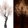 Luminea LED Baum:LED-Deko-Kirschbaum, 576 Beleuchtete Blüten, 200 Cm, Für Innen & Außen