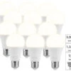Luminea Sparbirne:12er-Set LED-Lampe, E27, 11 W (ersetzt 120 W), 1.350 Lm, Warmweiß