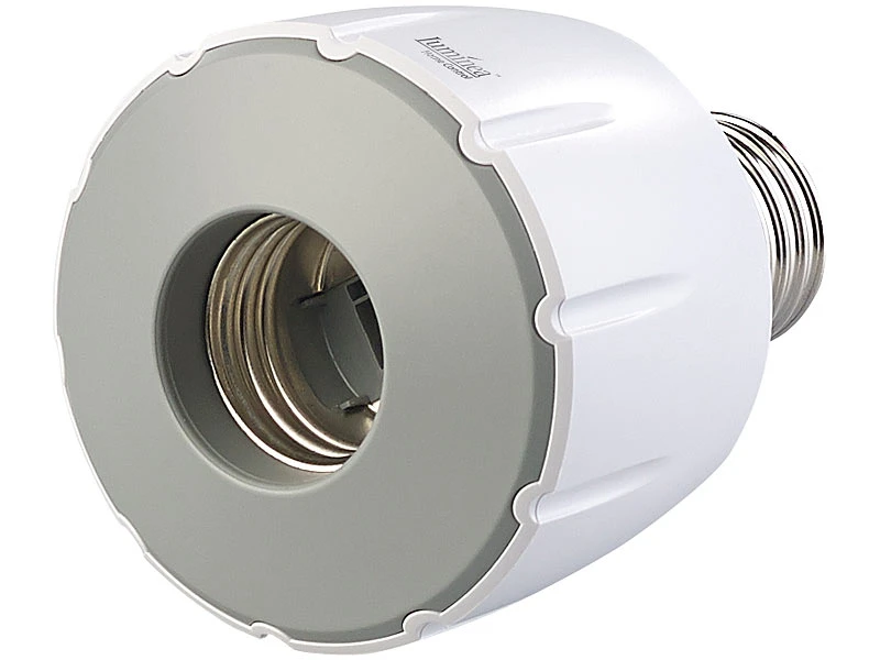 Luminea Home Control Funk Lampenfassung:2er-Set WLAN-E27-Lampenfassung, Für Amazon Alexa & Google Assistant – Bild 8