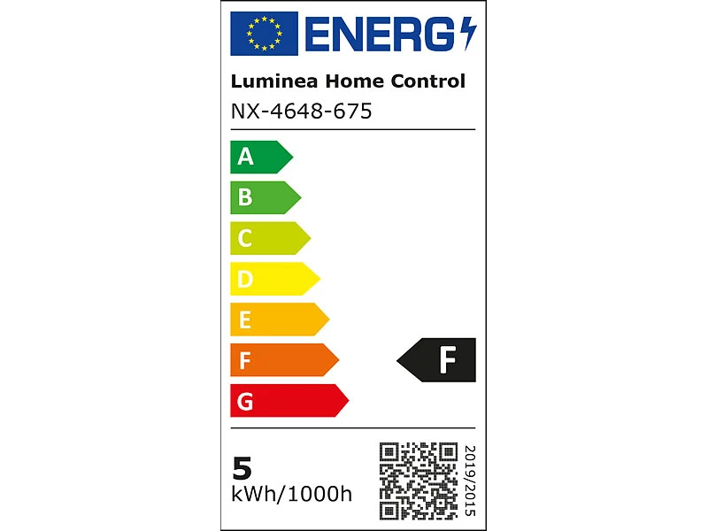 Luminea Home Control GU10 Smart:8er-Set WLAN-RGB/CCT-Glas-Lampe, GU10, Für Siri, Alexa & GA, 4,5 W – Bild 4