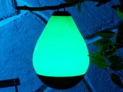 Lunartec Farbwechsel Lampe:RGB-Stimmungsleuchte, Mit Fernbedienung, IP65