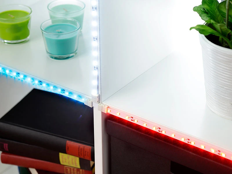 Lunartec LED-Streifen-Beleuchtung:T-Verbindungsstück Für LED-Streifen Serie LE, IP44, 10er-Set – Bild 4