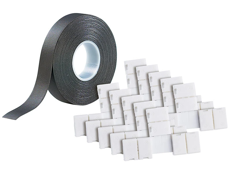 Lunartec LED-Streifen-Beleuchtung:T-Verbindungsstück Für LED-Streifen Serie LE, IP44, 10er-Set