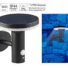 Lunartec Aussenwandleuchte:Premium-LED-Solar-Wandleuchte Mit PIR-Sensor, Nachtlicht, 600 Lumen
