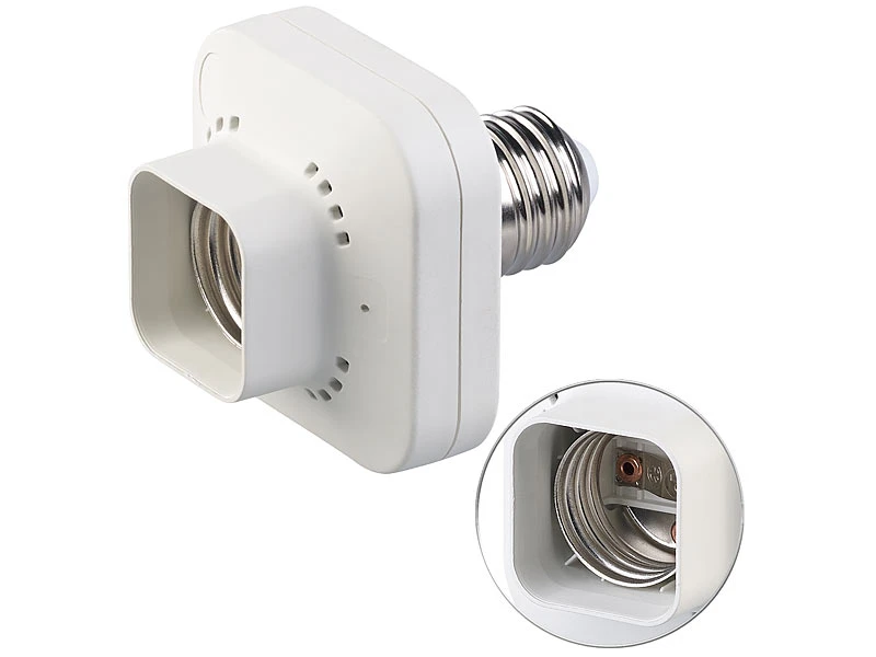CASAcontrol E27 Fassung:2er-Set E27-Lampenfassungen Für Kinetische Funk-Schalter KFS-100, 60 W – Bild 3