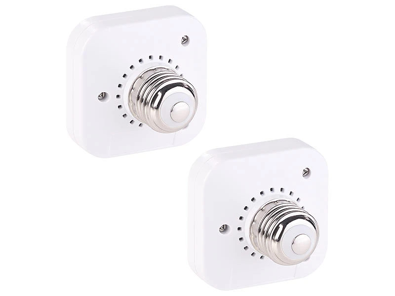CASAcontrol E27 Fassung:2er-Set E27-Lampenfassungen Für Kinetische Funk-Schalter KFS-100, 60 W – Bild 2