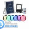 Luminea Solarstrahler Garten:Solar-LED-Fluter Für Außen, RGBW, 10 Watt, Versandrückläufer