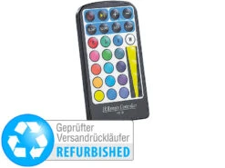 Lunartec LED-Kugelleuchte:Dimmbare LED-Effektkugel Mit Fernbedienung (Versandrückläufer)