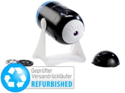 Lunartec LED Beamer:2in1-Sternenhimmel-Projektor "Weltallzauber" (Versandrückläufer)