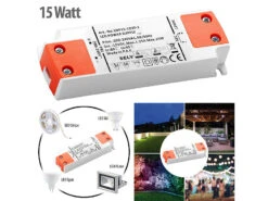 Revolt LED Trafos:LED-Transformator, 230V Auf 12V, Gesamtlast Bis 15 W, 103 X 35 X 16 Mm