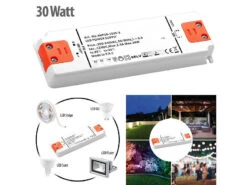 Revolt LED Treiber:LED-Transformator, 230V Auf 12V, Gesamtlast Bis 30 W, 156 X 50 X 17 Mm